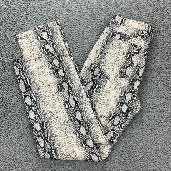 Current Air by Anthropologie Lela Snake Printed Straight Leg Pants  -  Size: M - Picture 5 of 16